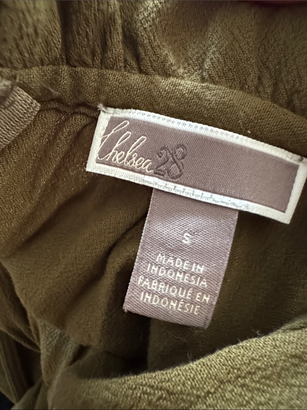 Chelsea28  Sleveless Olive Green Wide Leg Crop Jumpsuit - Picture 5 of 6